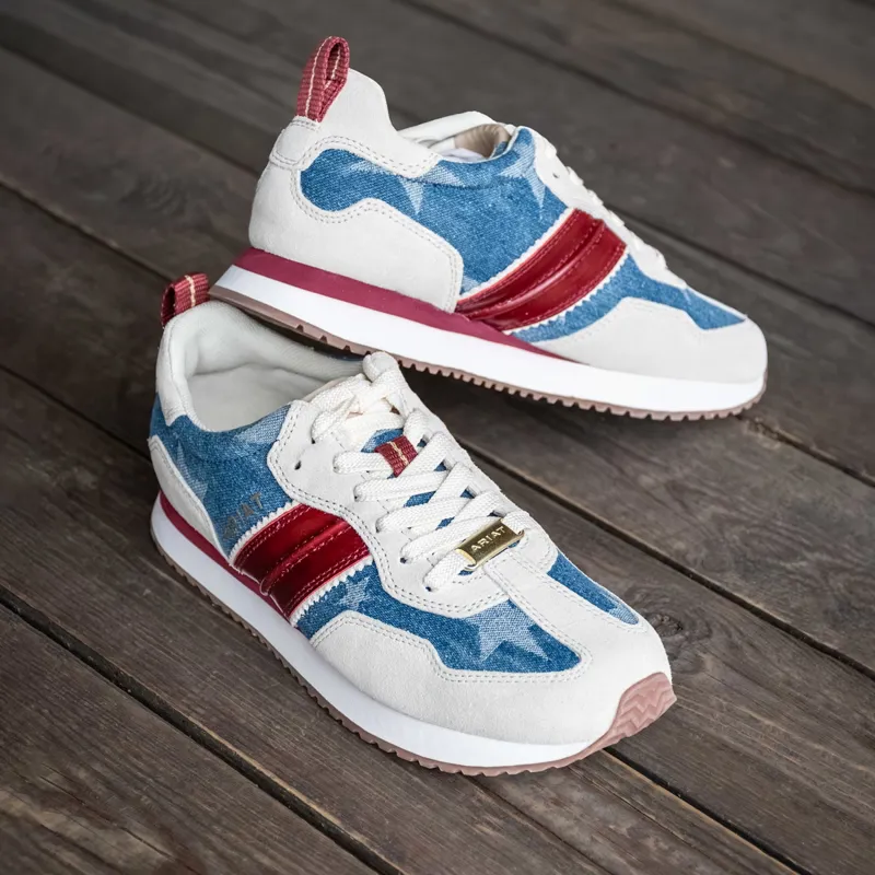 Ariat Ranch Runner Womens Sneakers - Patriotic-9
