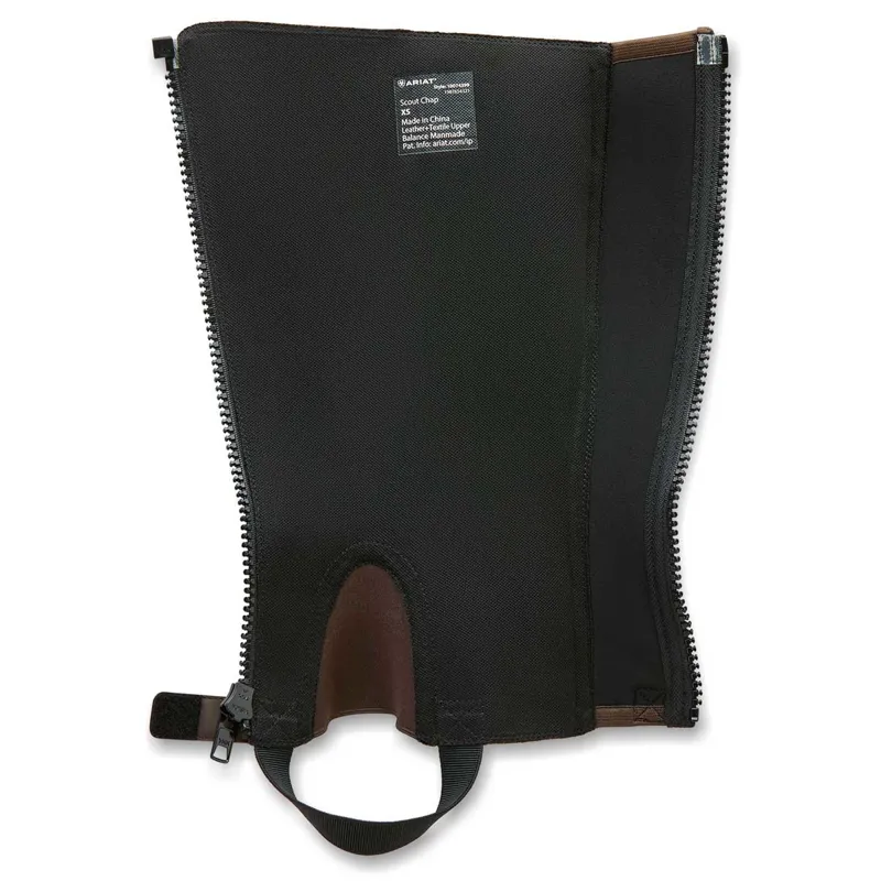 Ariat Scout Adults Half Chaps - Dark Brown-2