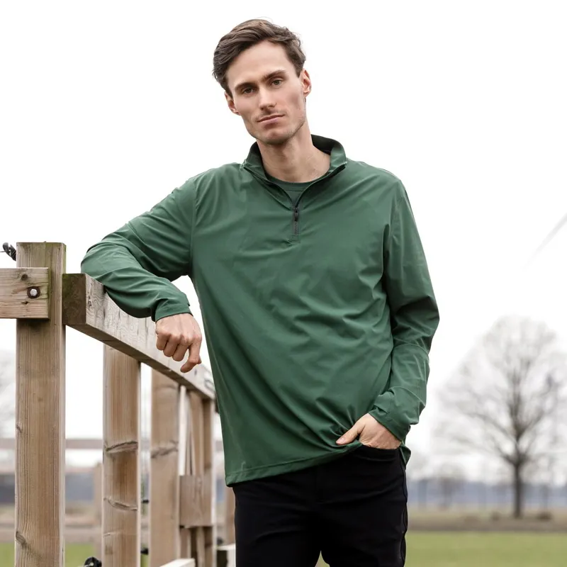 Ariat SolVeil Mens Quarter Zip Baselayer - Monstera-1