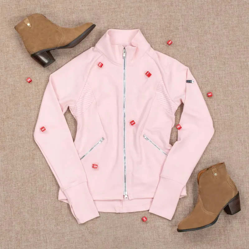 Ariat Bellatrix Full Zip Womens Sweatshirt - First Blush-4