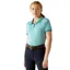 Ariat Bandera 1/4 Zip Youth Polo Shirt - Aqua