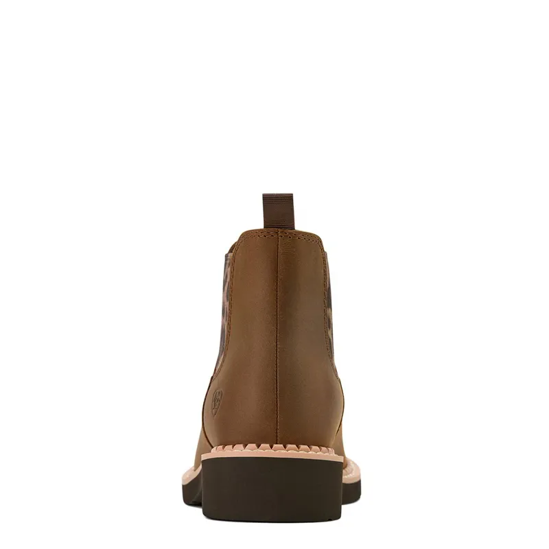 Ariat Youth Fatbaby Chelsea Junior Western Boot - Distressed Brown-2