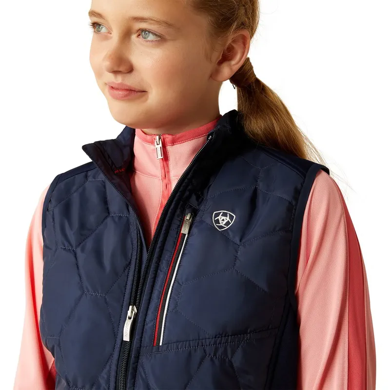 Ariat Fusion Junior Vest - Team Navy-2