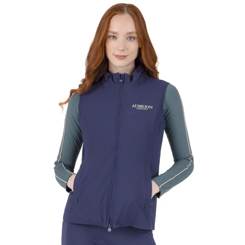 Aubrion Equestrian Womens Vest - Midnight-1