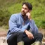Aubrion Core Men's Half Zip Fleece - Blue