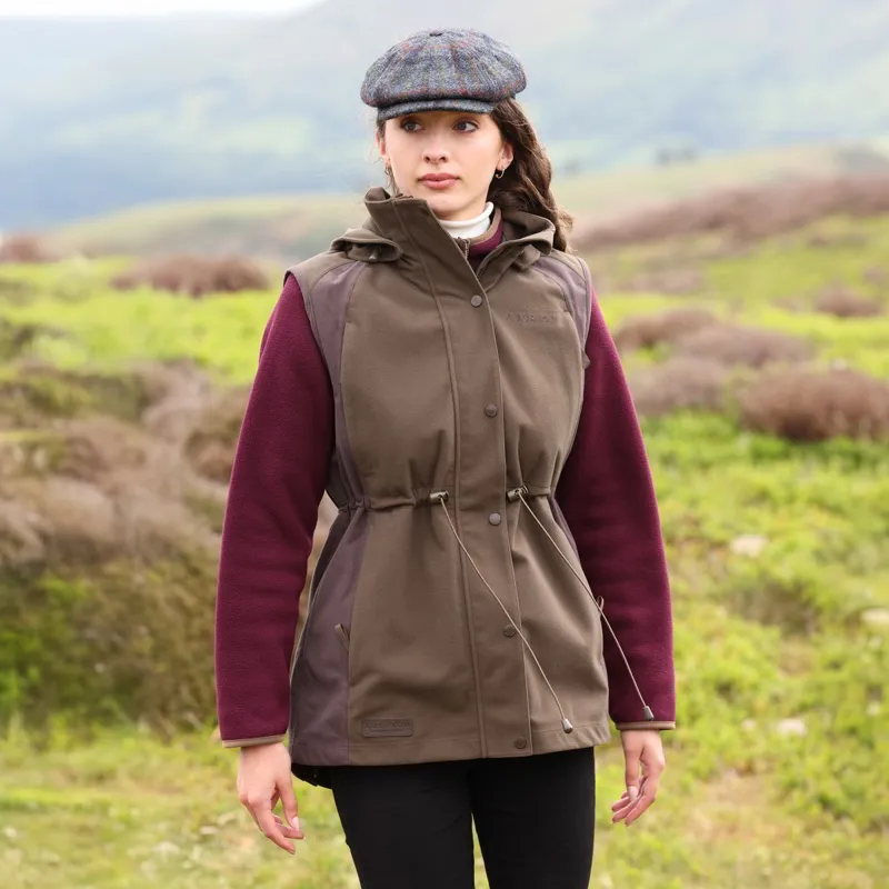 Aubrion Heritage Unisex Waterproof Vest - Dark Olive-1