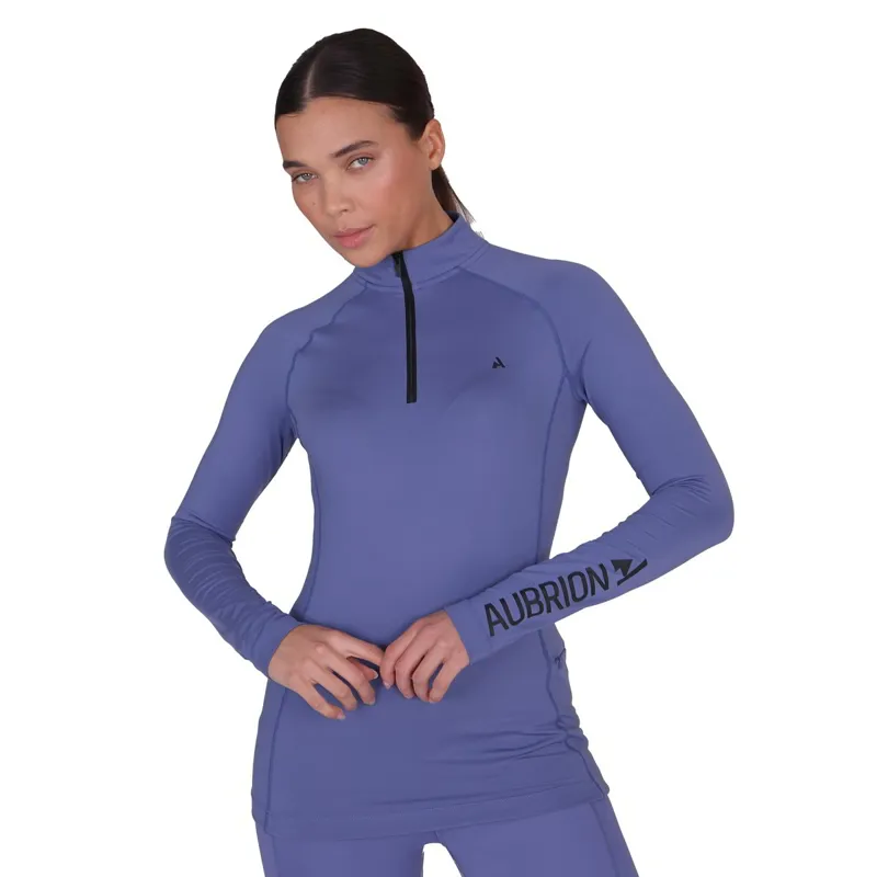 Aubrion React Women's Winter Long Sleeve Base Layer - Sky