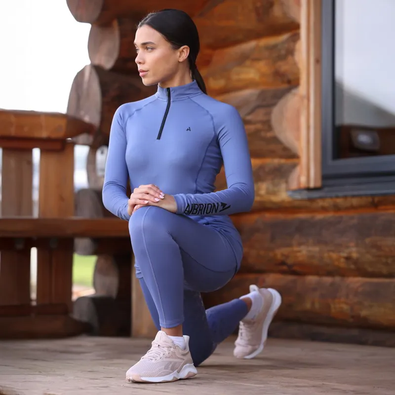 Aubrion React Women's Winter Long Sleeve Base Layer - Sky-1