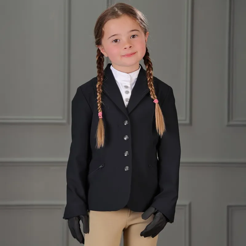 Aubrion Wellington Junior Show Coat - Black-2