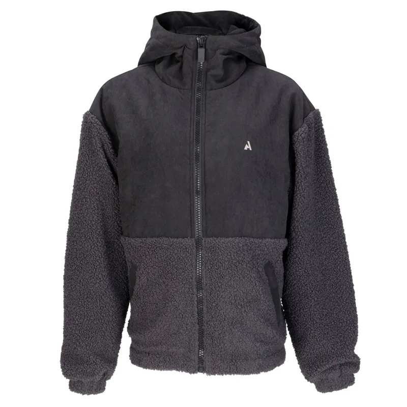 Aubrion React Young Rider Sherpa Fleece Jacket - Shadow