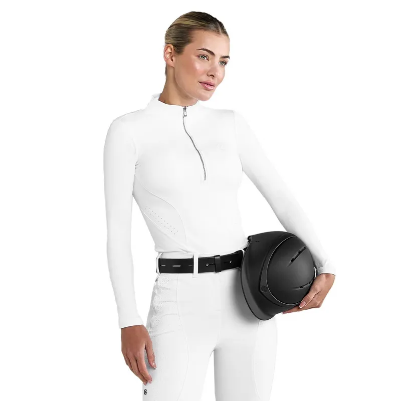 Aztec Diamond Core Long Sleeve Women's Base Layer - White