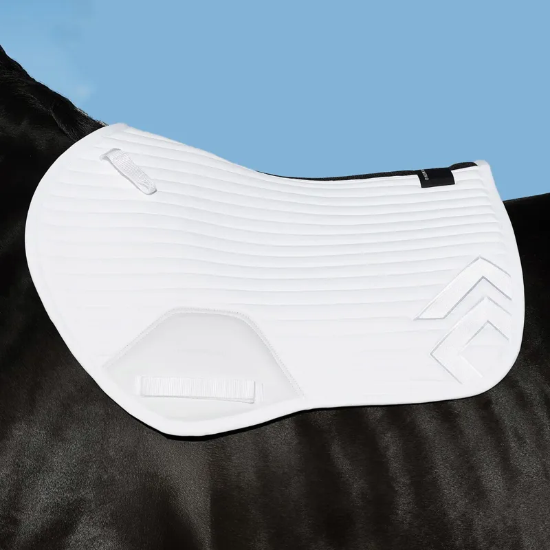 Aztec Diamond Core Saddle Pad - White