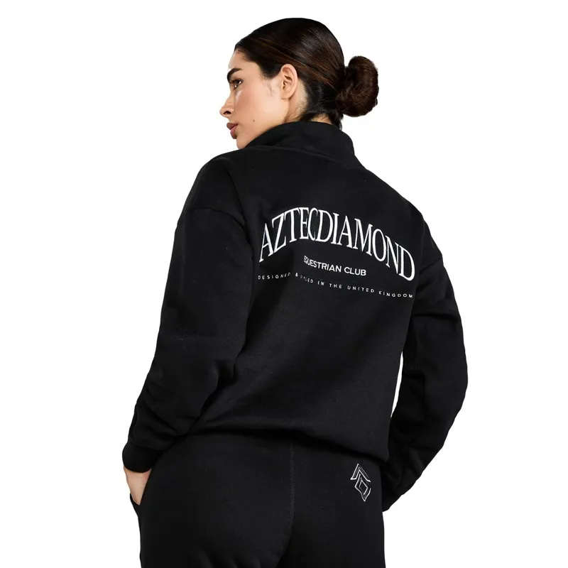 Aztec Diamond EQ Club Womens Half Zip Sweater - Black