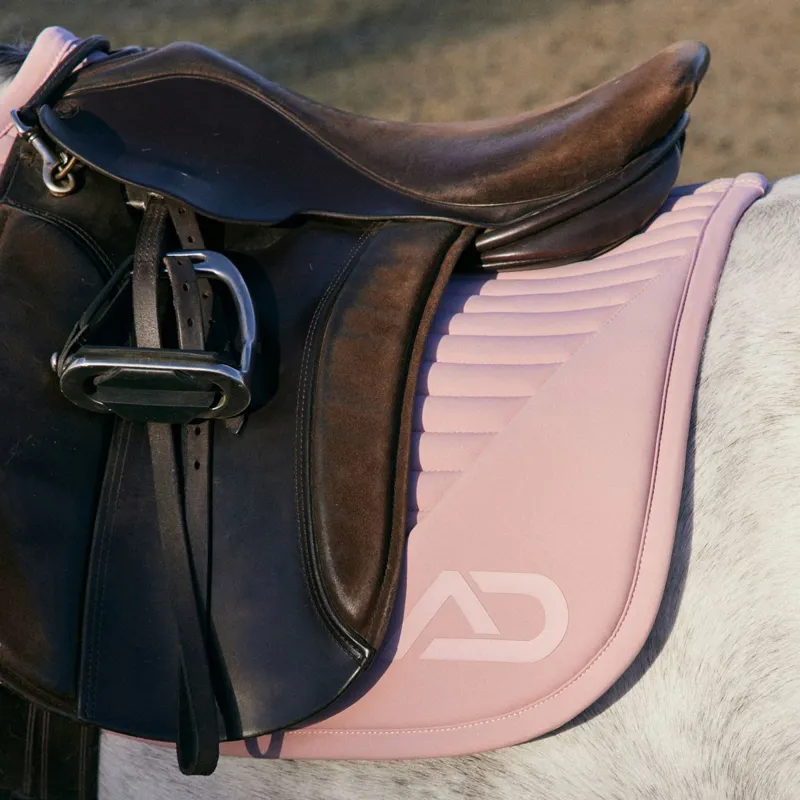 Aztec Diamond Young Rider Panel Saddle Pad - Pink-1