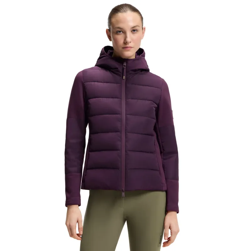 BOSS Equestrian Jessy Women's Hybrid Puffer Jacket - Deep Purple