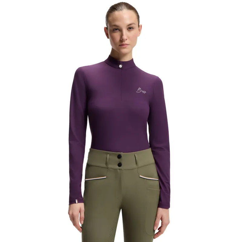 BOSS Equestrian Minou Women's Training Shirt - Deep Purple
