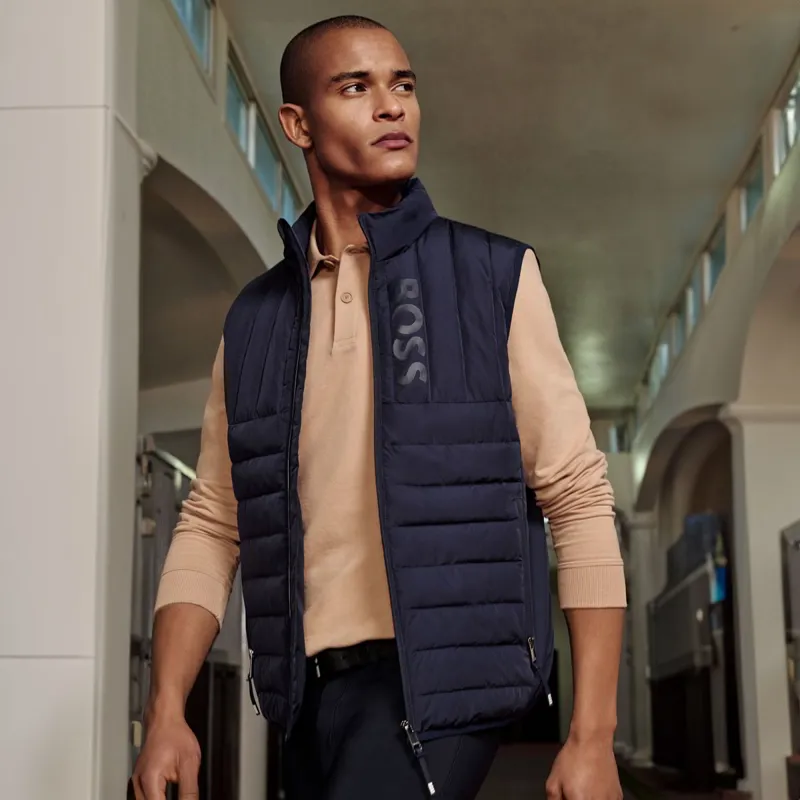 BOSS Equestrian Ruben Men's Vest - Sky Captain-1