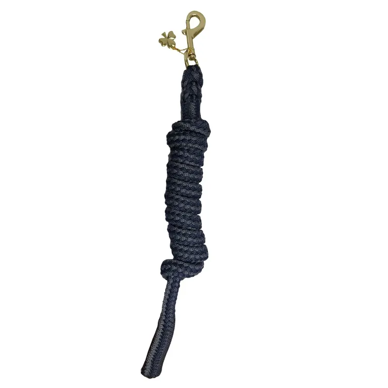 Bucas Comfort Lead Rope with Snap Hook - Navy/Grey
