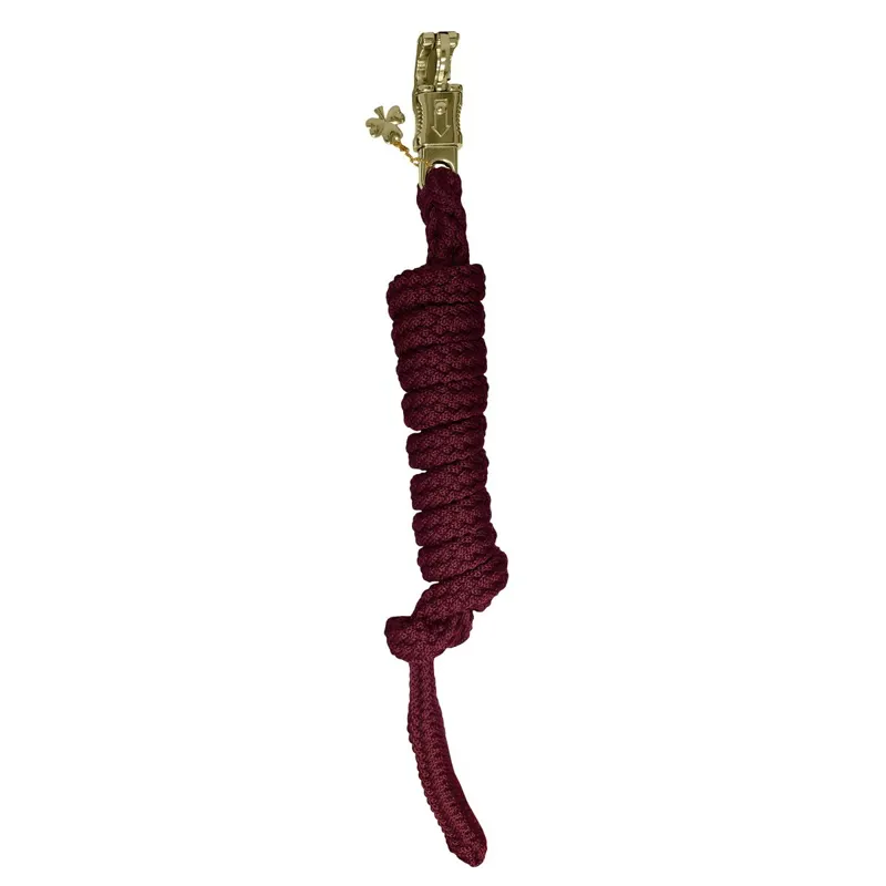 Bucas Comfort Lead Rope with Panic Hook - Burgundy
