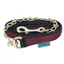 Bucas Show-Line Stallion Lead with Chain - Burgundy