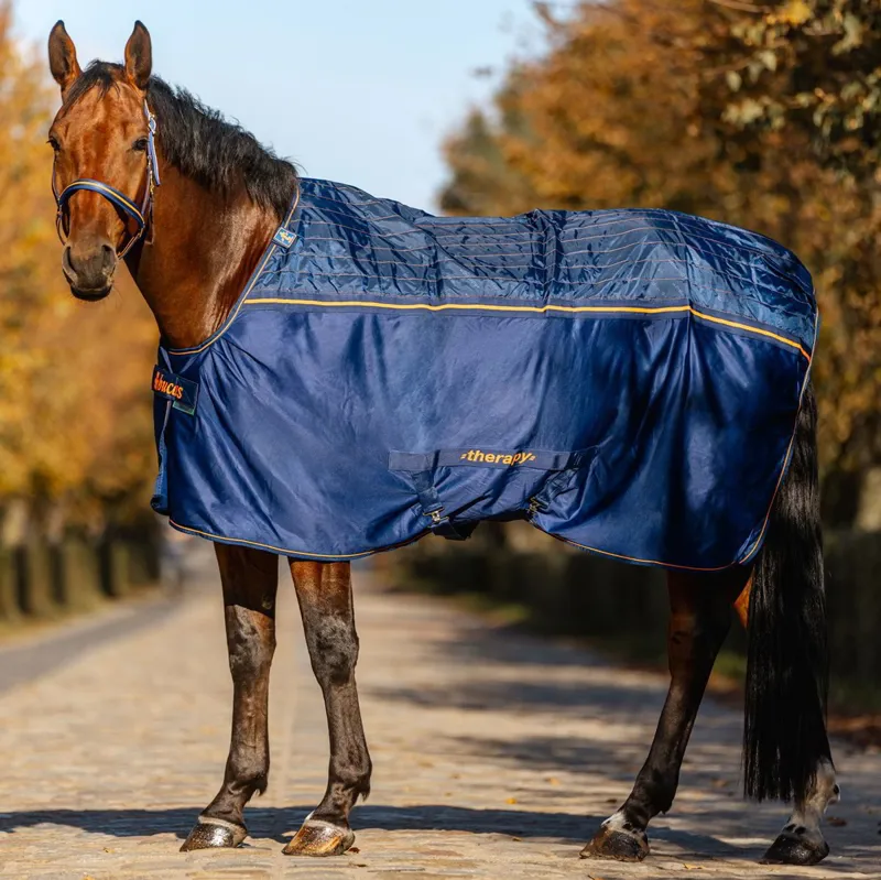 Bucas Therapy Big Neck Cooler - Navy/Orange