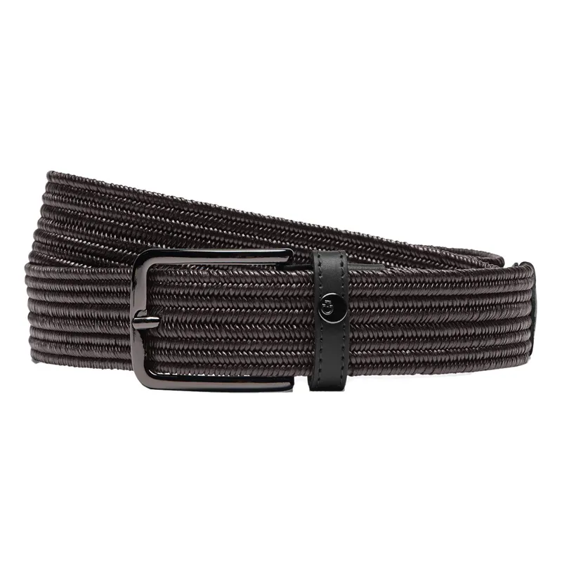 Cavalleria Toscana CIN123 Men's Elastic Belt - Brown/Black