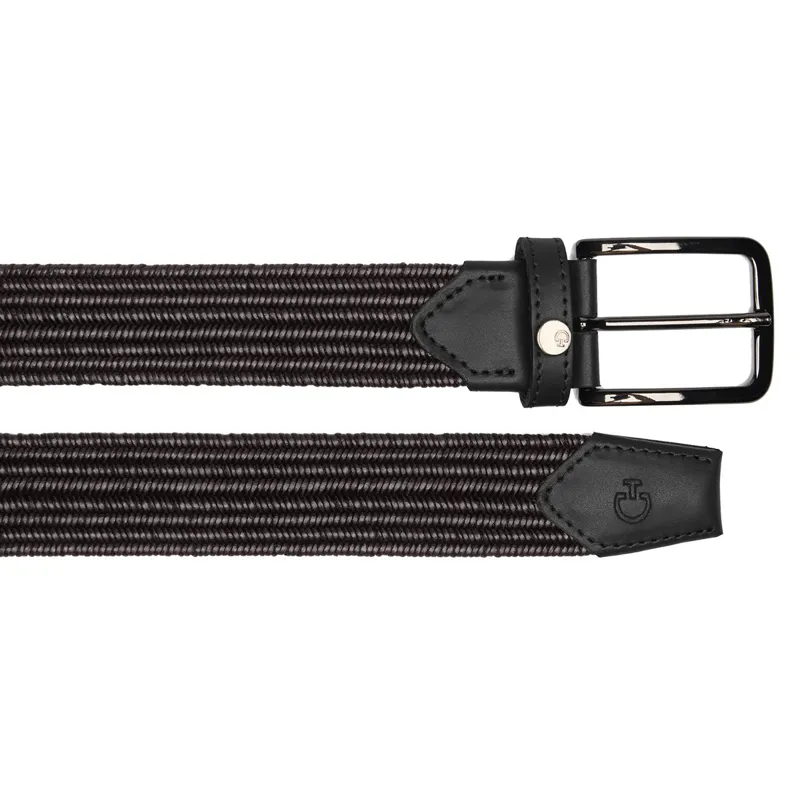 Cavalleria Toscana CIN123 Men's Elastic Belt - Brown/Black-1