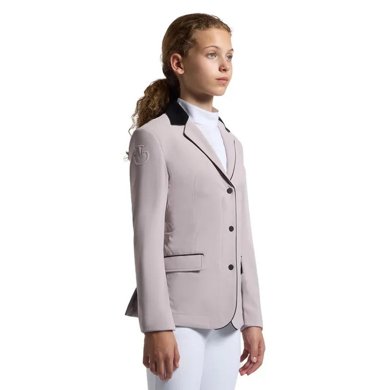 Cavalleria Toscana GP Zip Junior Girls Show Coat - Violet Ice