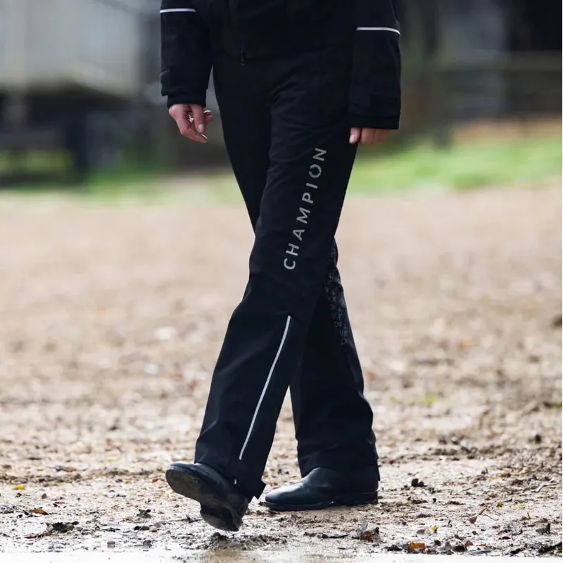Champion York Unisex Waterproof Pants - Black