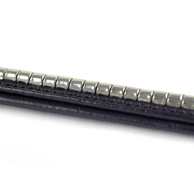Dever Classic Clincher Browband - Brown/Silver