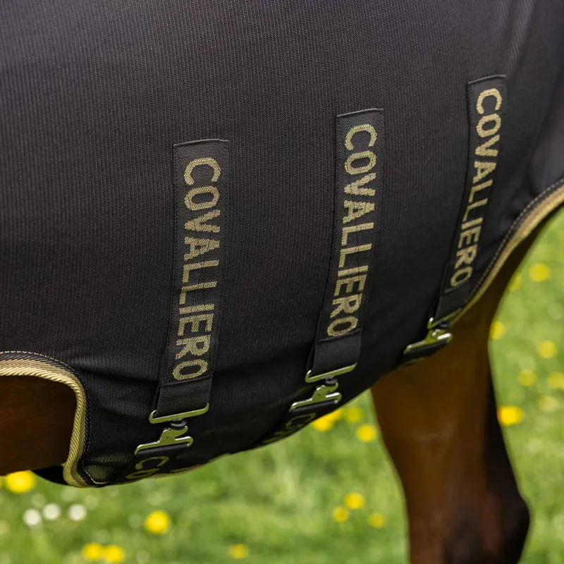 Covalliero Detach A Neck Fly Sheet-Black-5