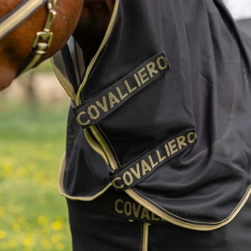 Covalliero Detach A Neck Fly Sheet-Black-2