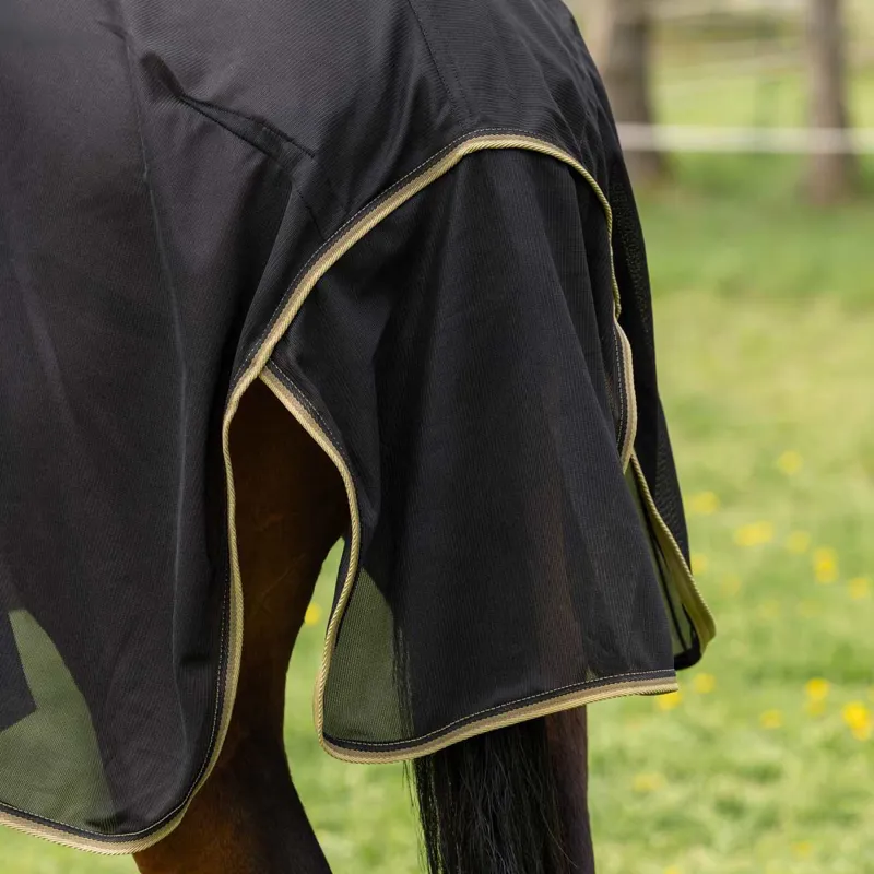 Covalliero Detach A Neck Fly Sheet-Black-4