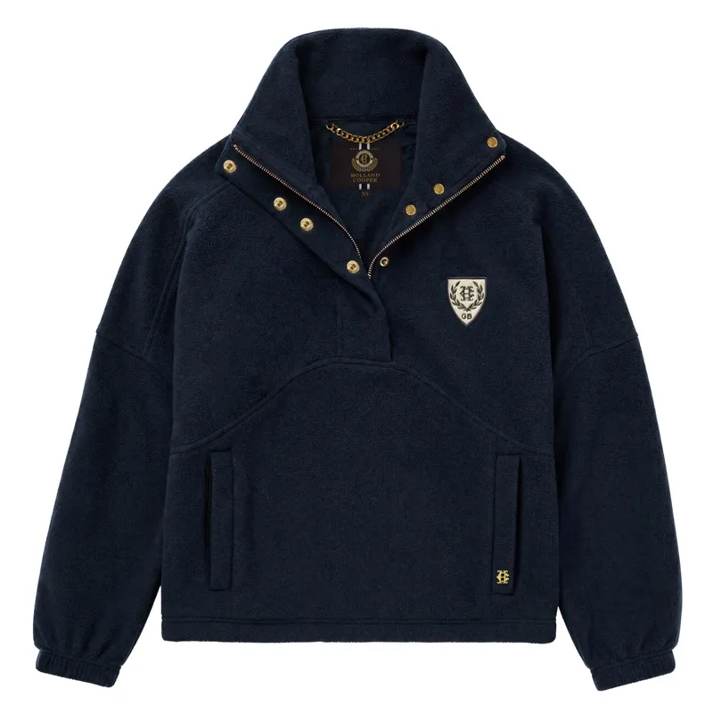 Holland Cooper Cranborne Womens Pullover Fleece - Ink Navy-1