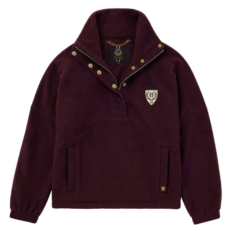Holland Cooper Cranborne Women's Pullover Fleece - Mulberry-1