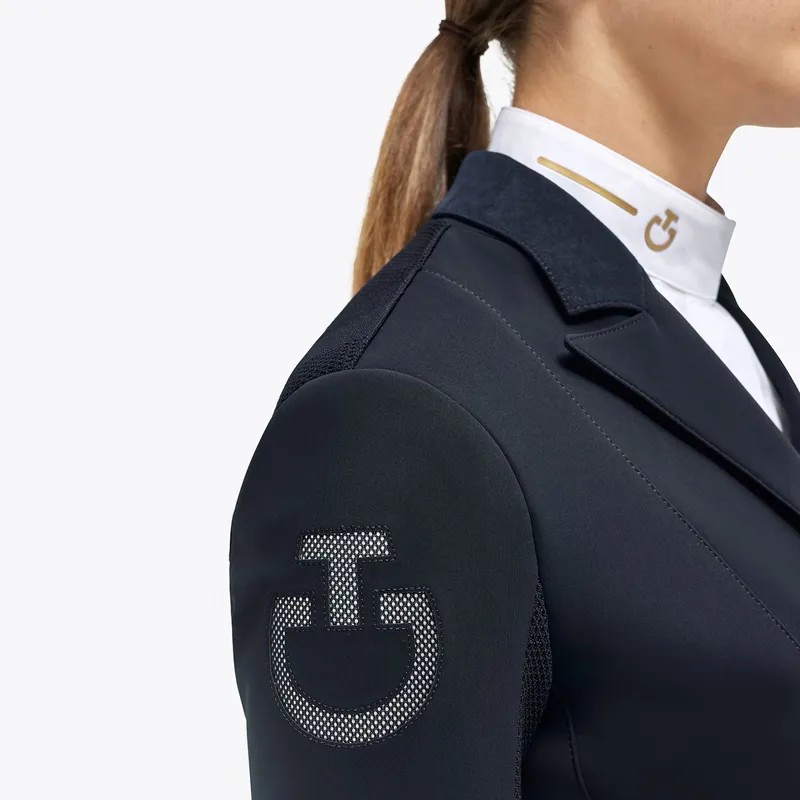 Cavalleria Toscana Ladies Dressage Competition Tailcoat Navy-2