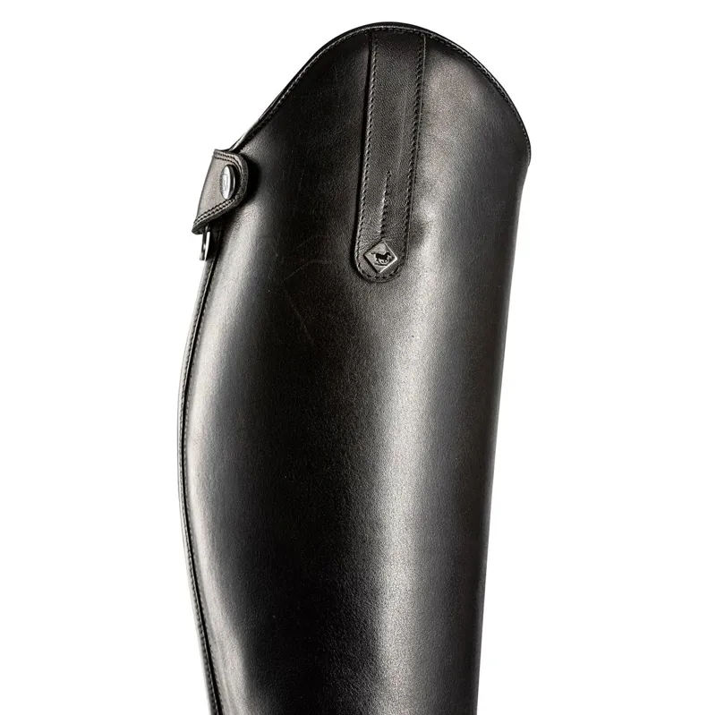 DeNiro S3602 Laced Tall Riding Boots with Elastic Panels - WRAT Black-1