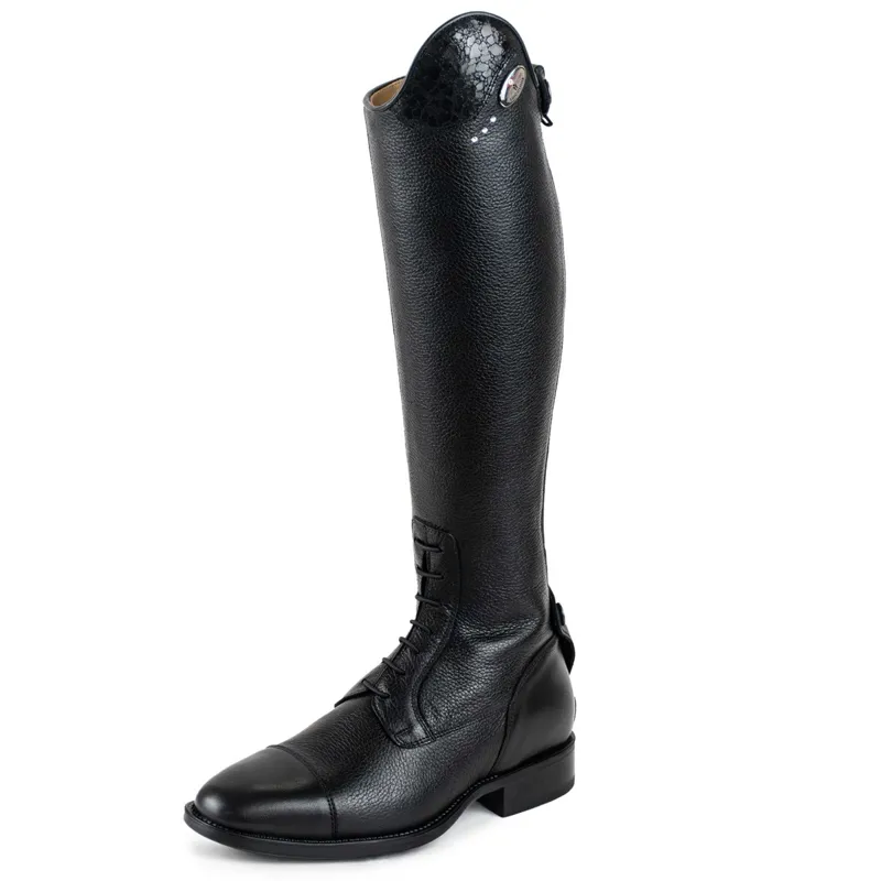 DeNiro Salentino Ice Laced Junior Tall Riding Boots - Quick Black/Black