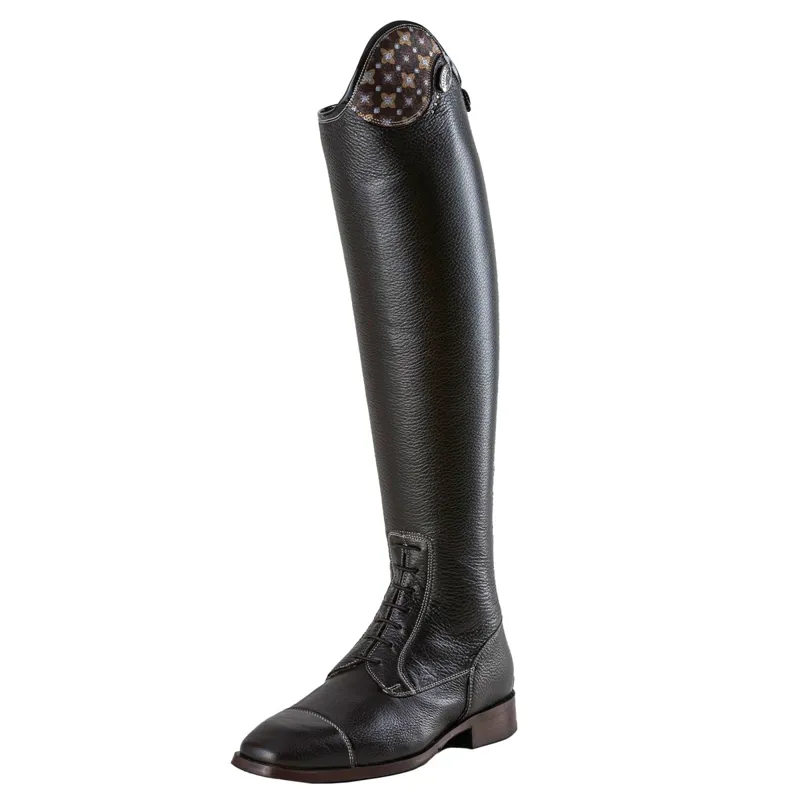 DeNiro Salentino Fortuna Lace-up Tall Boots - Quick Brown/Brown