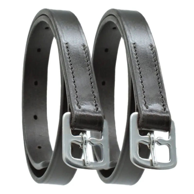 Dever Ascot Junior Stirrup Leathers - Brown