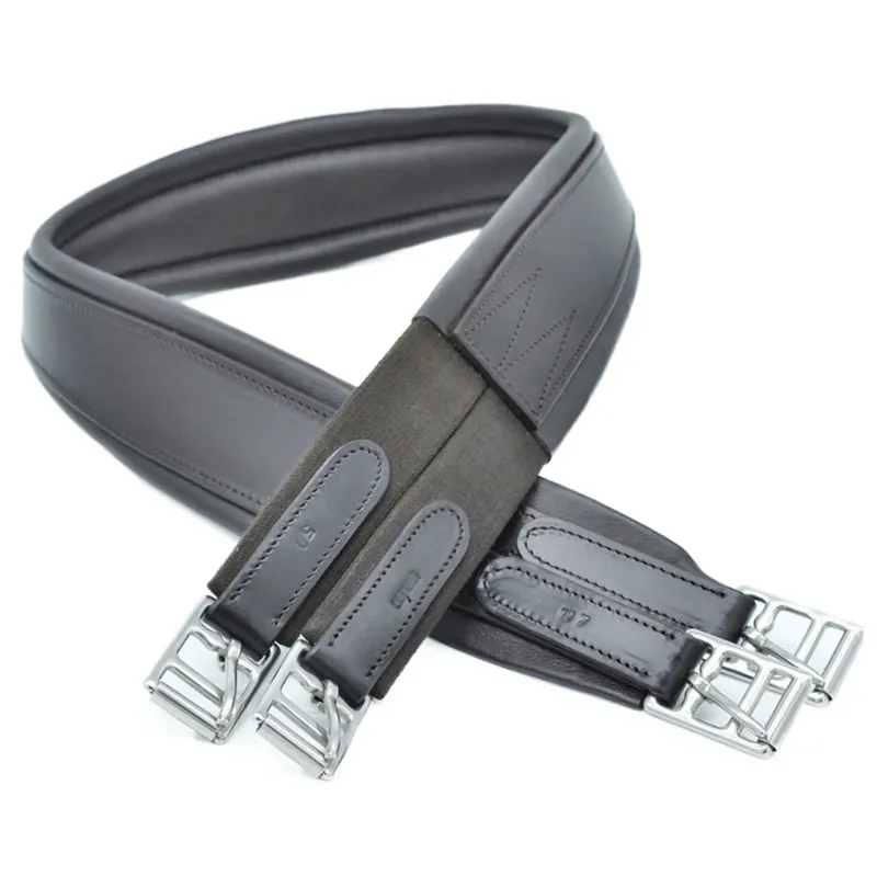 Dever Classic Deluxe Atherstone Girth with Elastic One End - Black