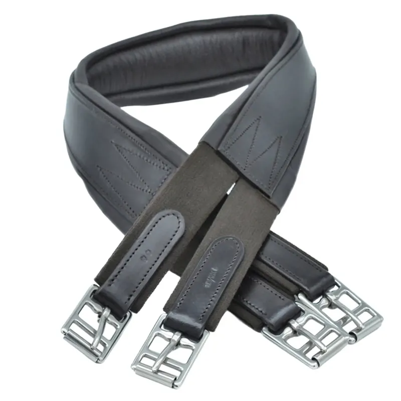 Dever Classic Deluxe Atherstone Girth with Elastic Both Ends - Black