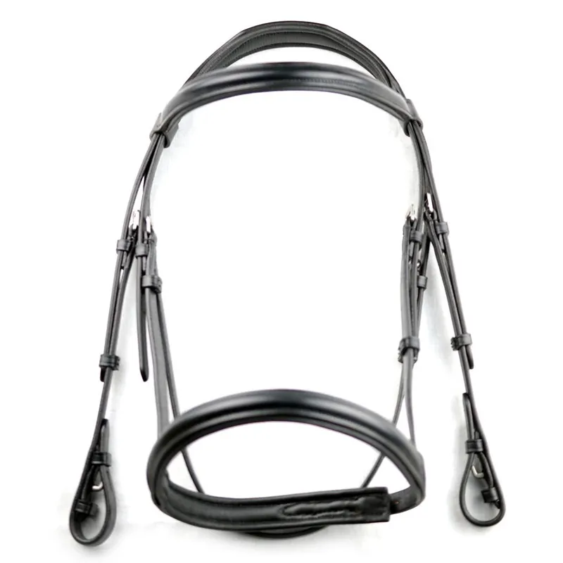 Dever Classic Comfort Padded Show Bridle - Black
