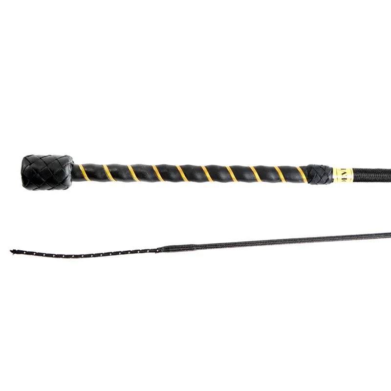 Dever Rider 12 Dressage Whip - Black/Gold
