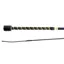 Dever Rider 12 Dressage Whip - Black/Gold