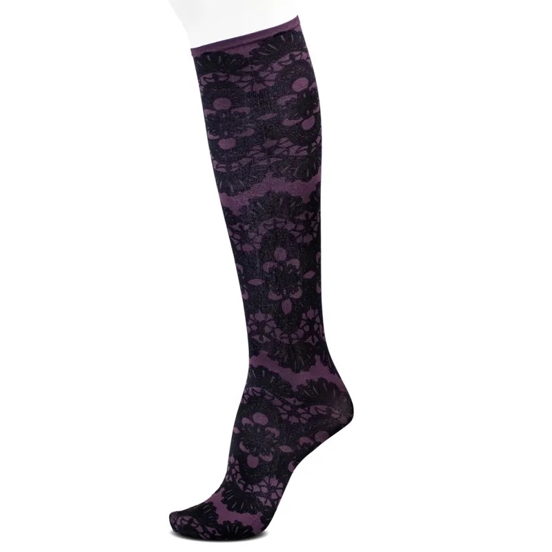 Dever Knee High Riding Socks - Daisy Plum