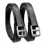 Dever Ascot Hide Covered Junior Stirrup Leathers - Black