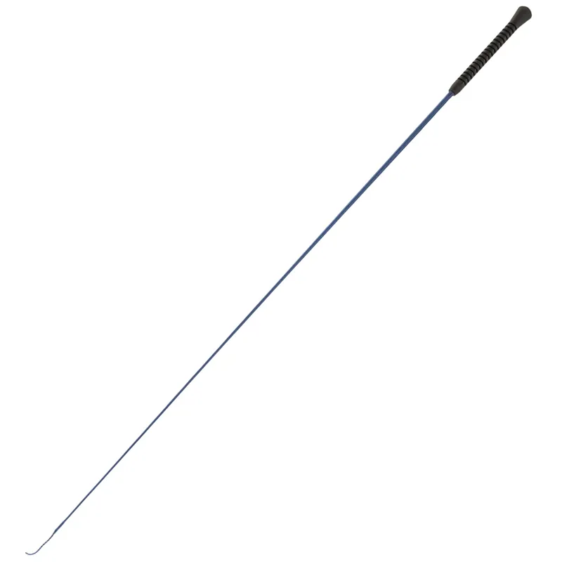 Dever Rider 01 Rubber Handle Dressage Whip - Navy-1