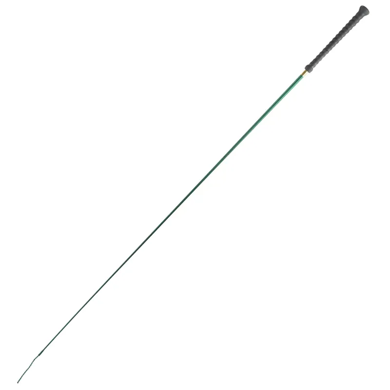 Dever Rider 02 Molded Handle Dressage Whip - Dark Green-1