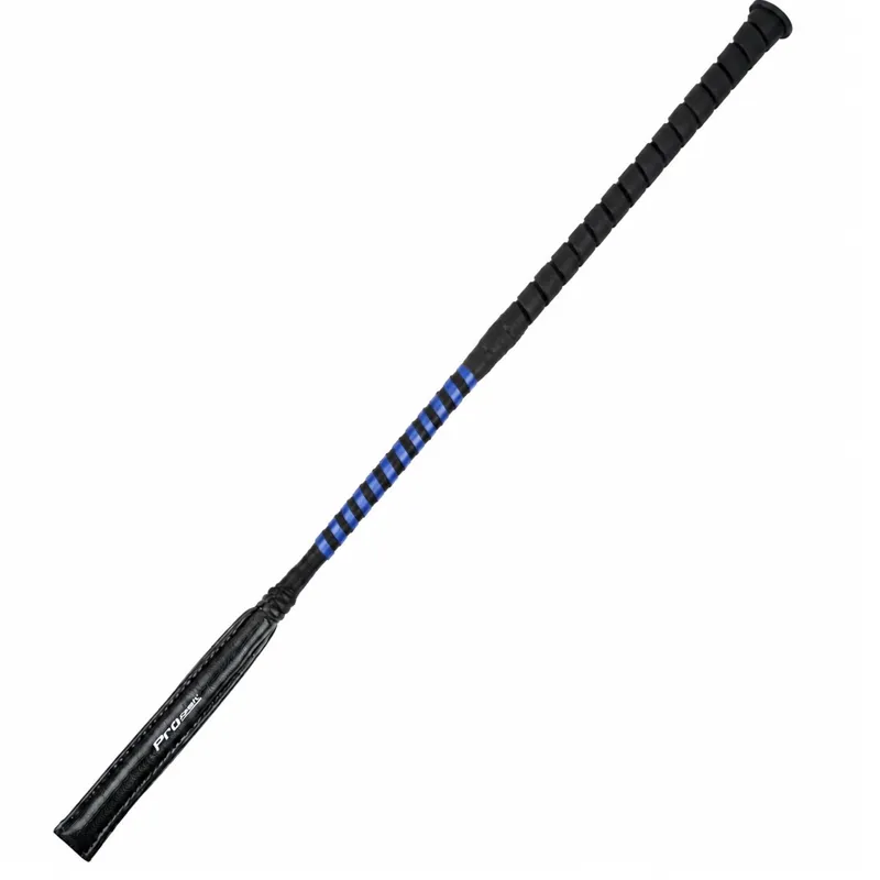 Dever Rider ProCush Flat Race Whip - Black/Royal